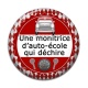 Cabochon Résine - une monitrice d'auto école qui déchire