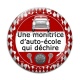 Cabochon Verre - une monitrice d'auto école qui déchire