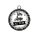 Pendentif Cabochon Argent - une amie au top