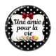 Cabochon Résine - une amie pour la vie