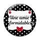 Cabochon Verre - une amie formidable