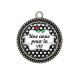 Pendentif Cabochon Argent - une amie pour la vie