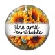 Cabochon Résine - une amie formidable