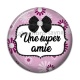 Cabochon Résine - une super amie