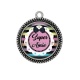 Pendentif Cabochon Argent - super amie