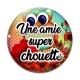 Cabochon Verre - une amie super chouette