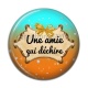 Cabochon Résine - une amie qui déchire