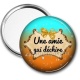 Miroir de poche - une amie qui déchire