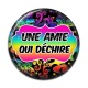 Cabochon Résine - une amie qui déchire