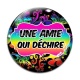 Cabochon Verre - une amie qui déchire