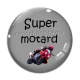 Cabochon Verre - super motard
