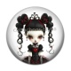 Cabochon Résine - fille gotique