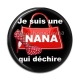 Cabochon Résine - je suis une nana qui déchire