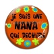 Cabochon Verre - je suis une nana qui déchire