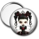 Miroir de poche - fille gotique