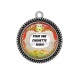 Pendentif Cabochon Argent - pour une chouette nana