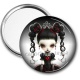 Miroir de poche - fille gotique