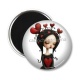 Magnet's - fille gotique