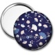 Miroir de poche - fleur
