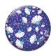 Cabochon Verre - fleur