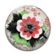 Cabochon Verre - fleur