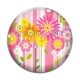 Cabochon Verre - fleur