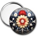 Miroir de poche - fleur