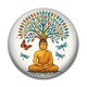 Cabochon Résine - arbre de vie bouddha