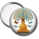 Miroir de poche - arbre de vie bouddha