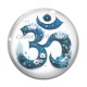 Cabochon Verre - symbole OM