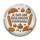Cabochon Verre - je suis une boulangère formidable
