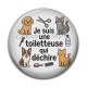 Cabochon Résine - je suis une toiletteuse qui déchire