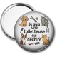 Miroir de poche - je suis une toiletteuse qui déchire