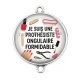 Connecteur Cabochon Argent - je suis une prothésiste ongulaire formidable
