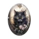 Cabochon Verre Ovale - roux