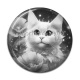 Cabochon Résine - chat fleur