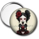 Miroir de poche - fille gotique