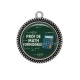 Pendentif Cabochon Argent - prof de math formidable