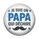 Cabochon Résine - je suis un papa qui déchire