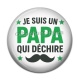 Cabochon Résine - je suis un papa qui déchire