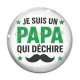 Cabochon Verre - je suis un papa qui déchire