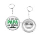Porte clés décapsuleur - je suis un papa qui déchire