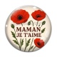 Cabochon Verre - maman je t'aime