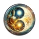 Cabochon Résine -  bouddha méditation