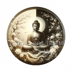  bouddha méditation yin yang