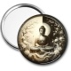 Miroir de poche -  bouddha méditation yin yang