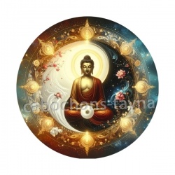 bouddha méditation yin yang