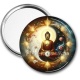 Miroir de poche - : bouddha méditation yin yang