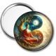 Miroir de poche - bouddha méditation