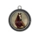 Pendentif Cabochon Argent - cheval
